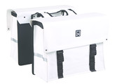 Double Tarpaulin Newspaper Bag 46L - Compact - White