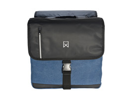 Double Canvas Business Bag Blue Black 46L