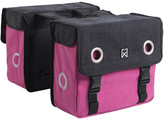 Double Canvas Bag 30L - Black / Pink